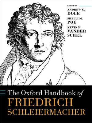 cover image of The Oxford Handbook of Friedrich Schleiermacher